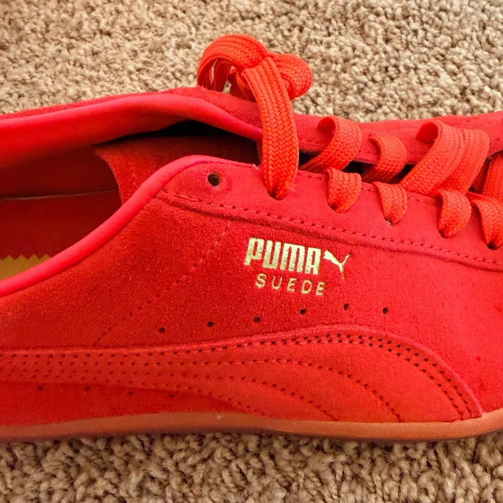 PUMA x Haribo Red Poppy Suede Classic Lace Up Sneakers Casual Shoes Mens US 10